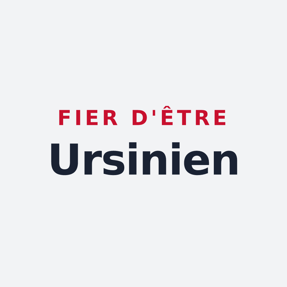 Poster « Fier d'être Ursinien » — design pour Saint-Ours