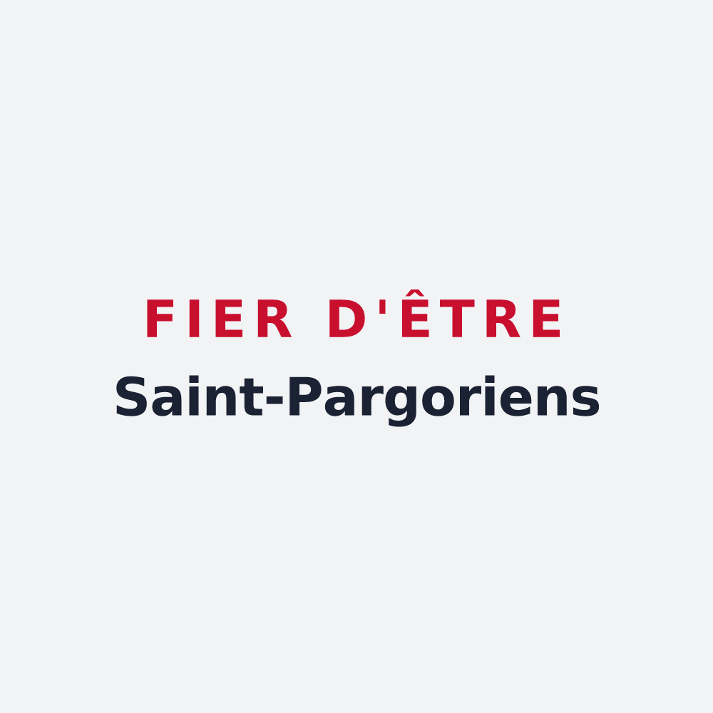 Poster « Fier d'être Saint-Pargoriens » — design pour Saint-Pargoire