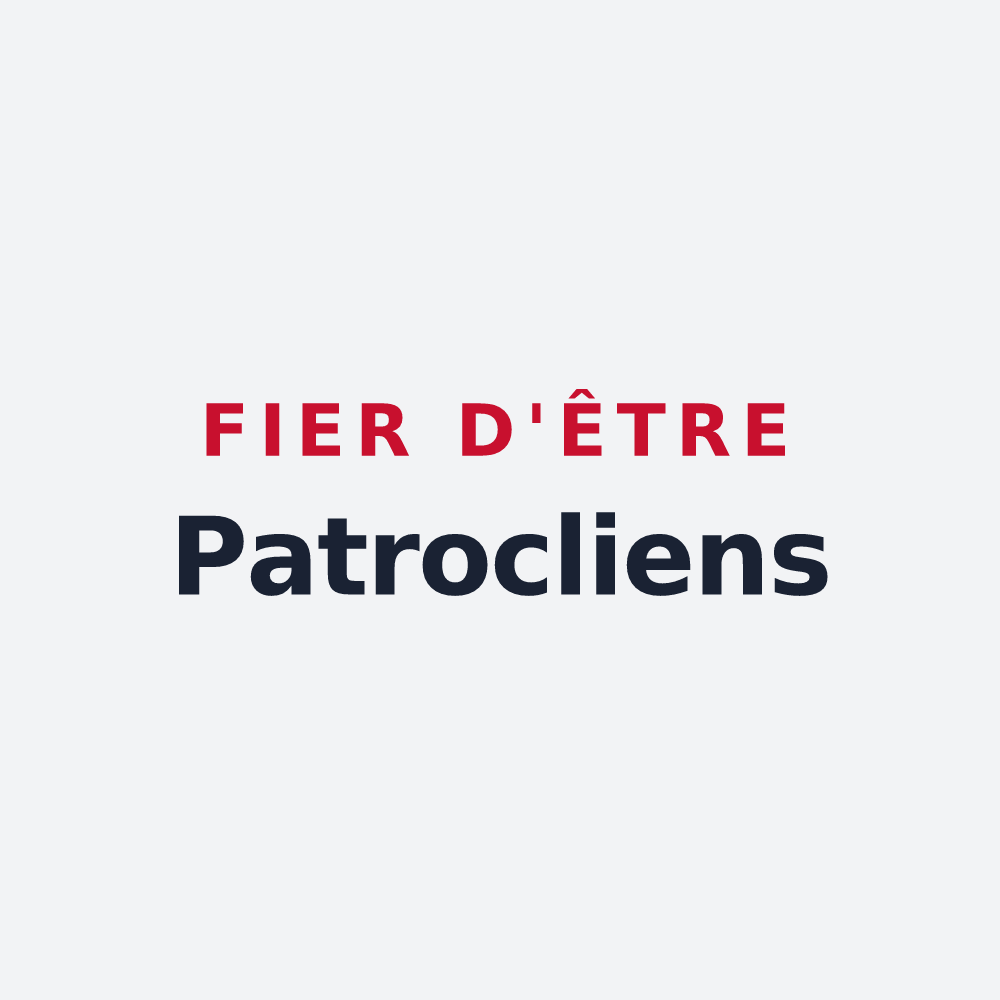 Poster « Fier d'être Patrocliens » — design pour Saint-Parres-aux-Tertres