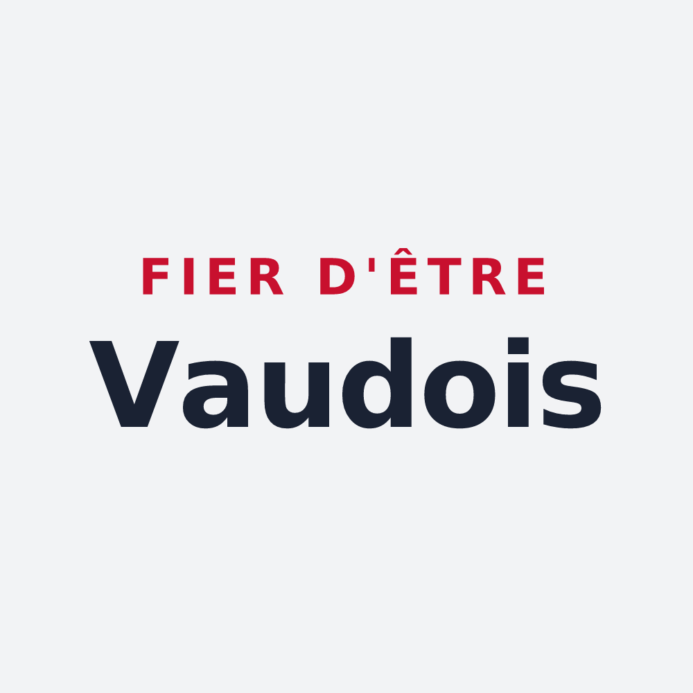 Poster « Fier d'être Vaudois » — design pour Saint-Parres-lès-Vaudes