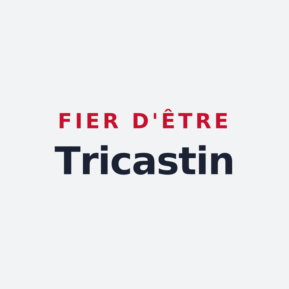 Poster « Fier d'être Tricastin » — design pour Saint-Paul-Trois-Châteaux