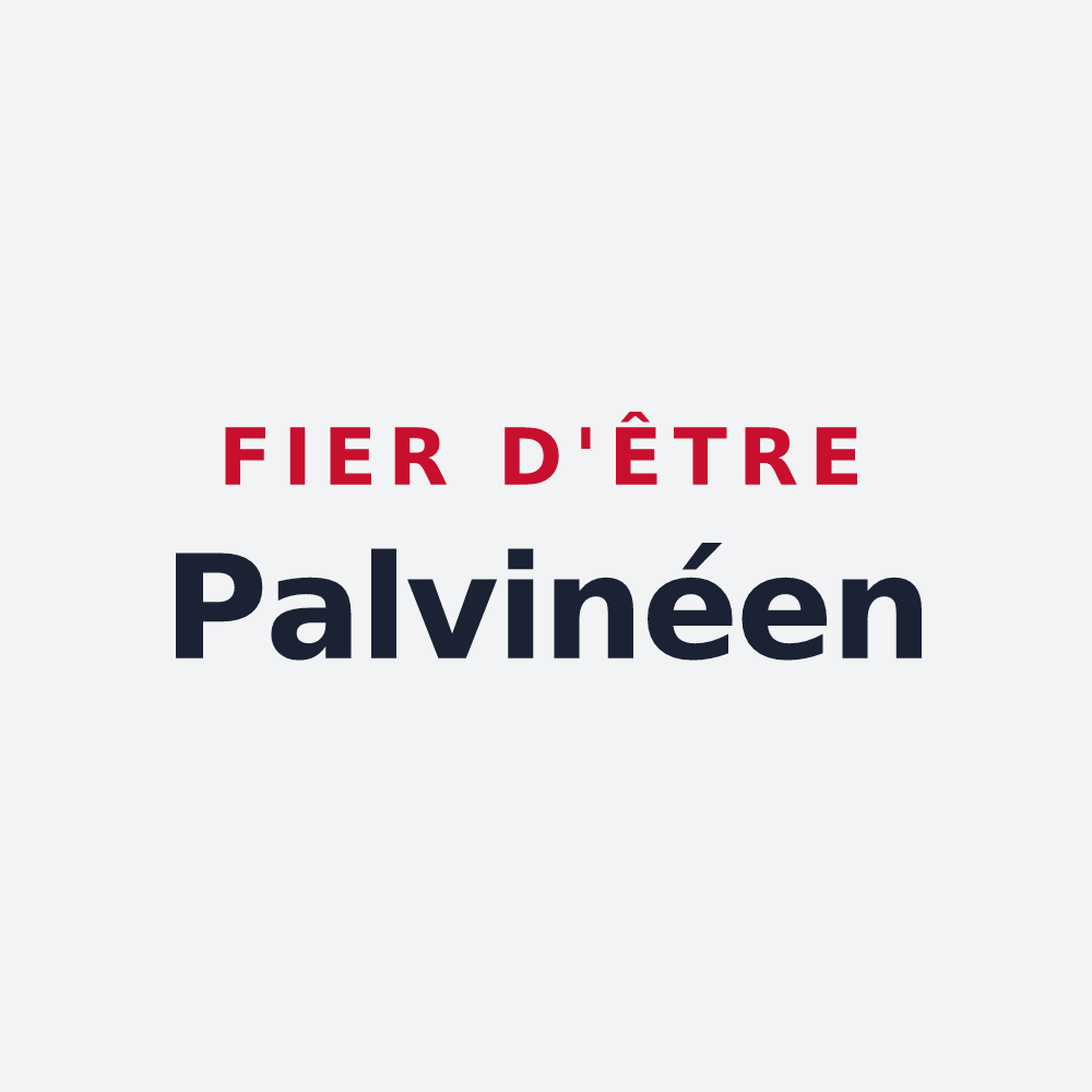 Poster « Fier d'être Palvinéen » — design pour Saint-Pavace