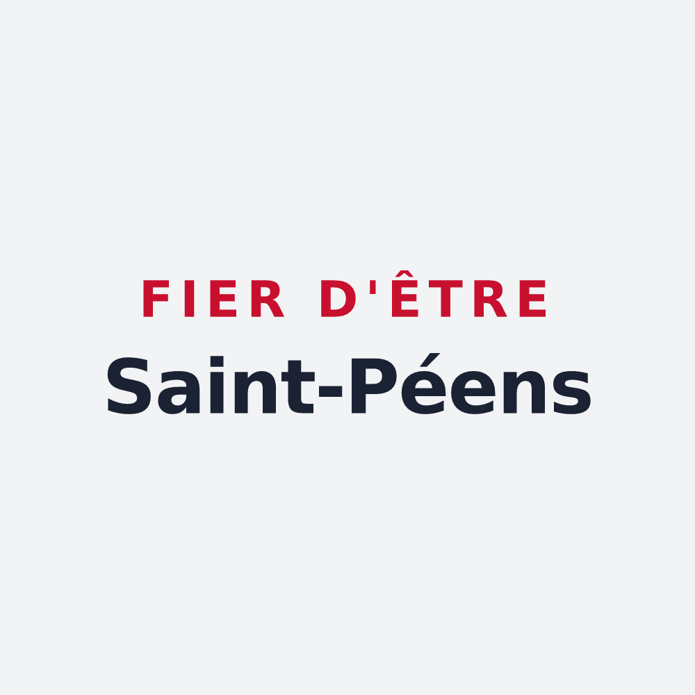 Poster « Fier d'être Saint-Péens » — design pour Saint-Pé-de-Bigorre