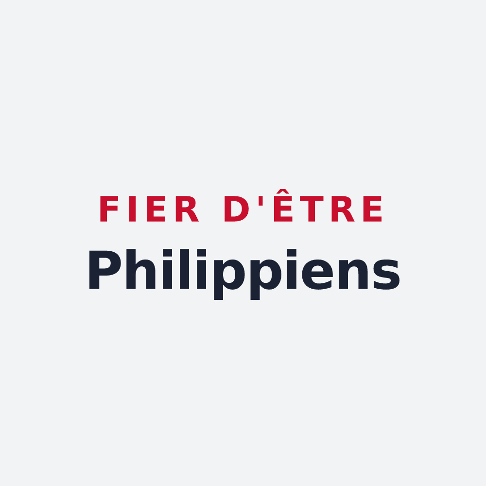 Poster « Fier d'être Philippiens » — design pour Saint-Philippe-du-Seignal
