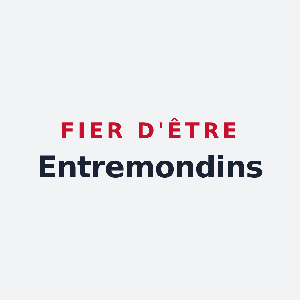 Poster « Fier d'être Entremondins » — design pour Saint-Pierre-d'Entremont