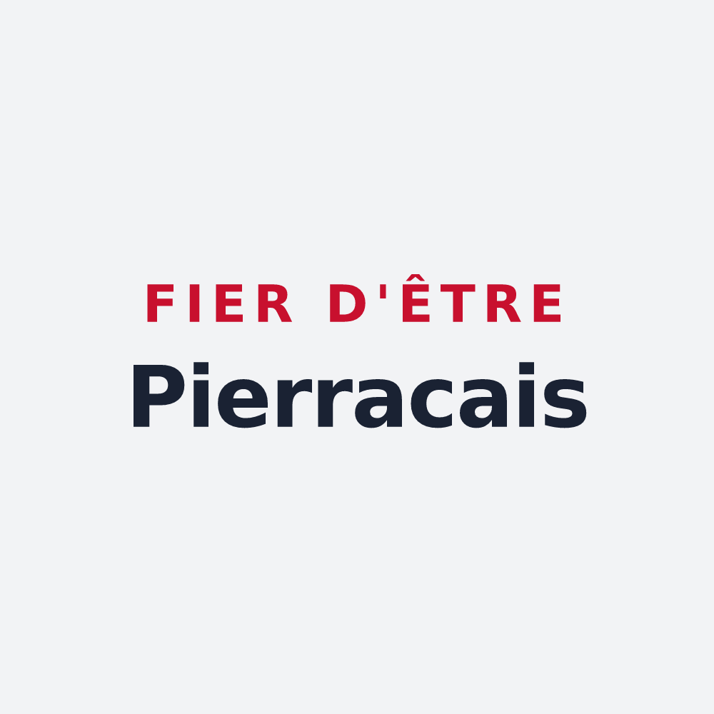 Poster « Fier d'être Pierracais » — design pour Saint-Pierre-de-Clairac