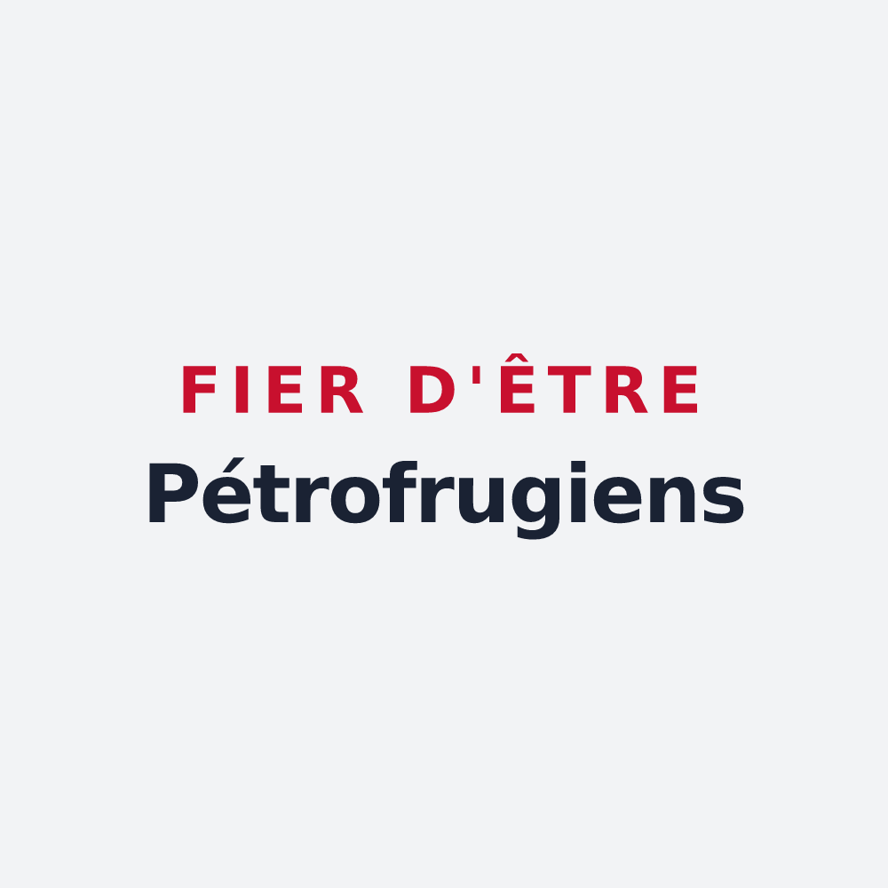 Poster « Fier d'être Pétrofrugiens » — design pour Saint-Pierre-de-Frugie