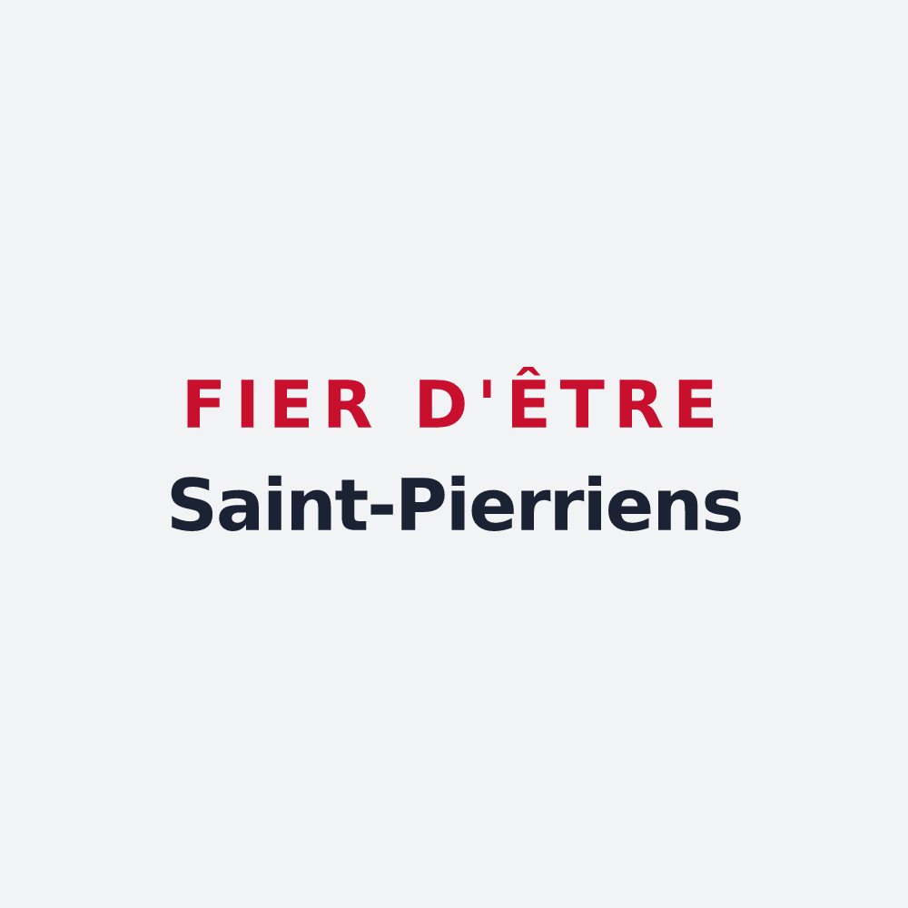 Poster « Fier d'être Saint-Pierriens » — design pour Saint-Pierre-de-Nogaret