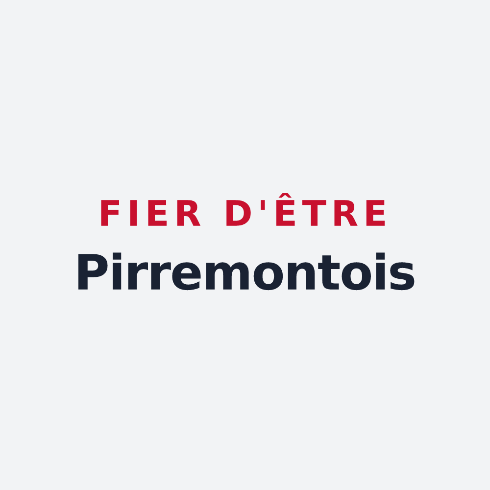 Poster « Fier d'être Pirremontois » — design pour Saint-Pierremont