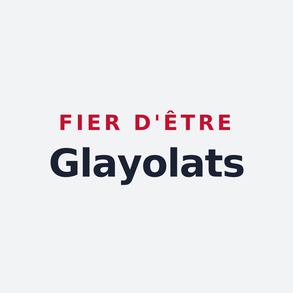 Poster « Fier d'être Glayolats » — design pour Saint-Pouange