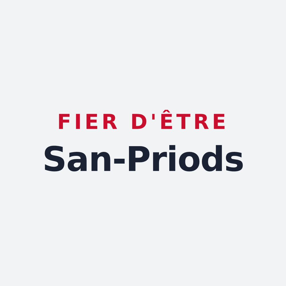 Poster « Fier d'être San-Priods » — design pour Saint-Priest