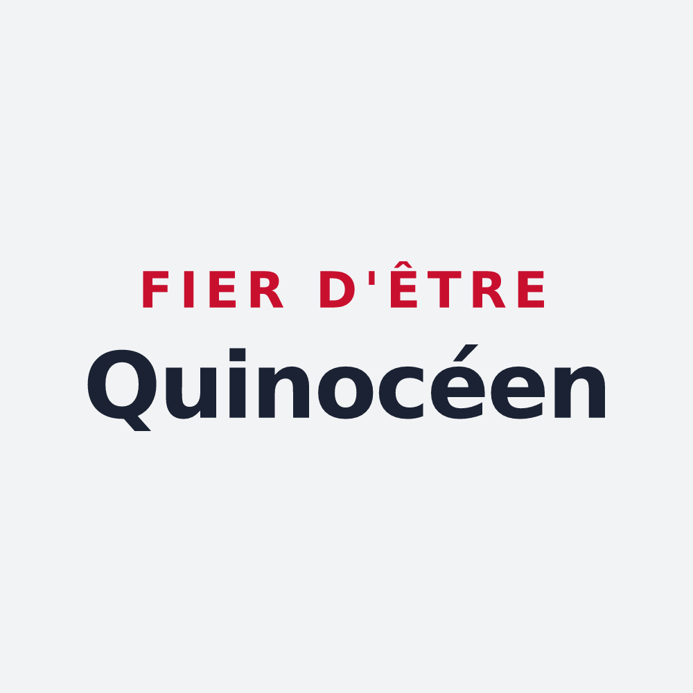 Poster « Fier d'être Quinocéen » — design pour Saint-Quay-Portrieux