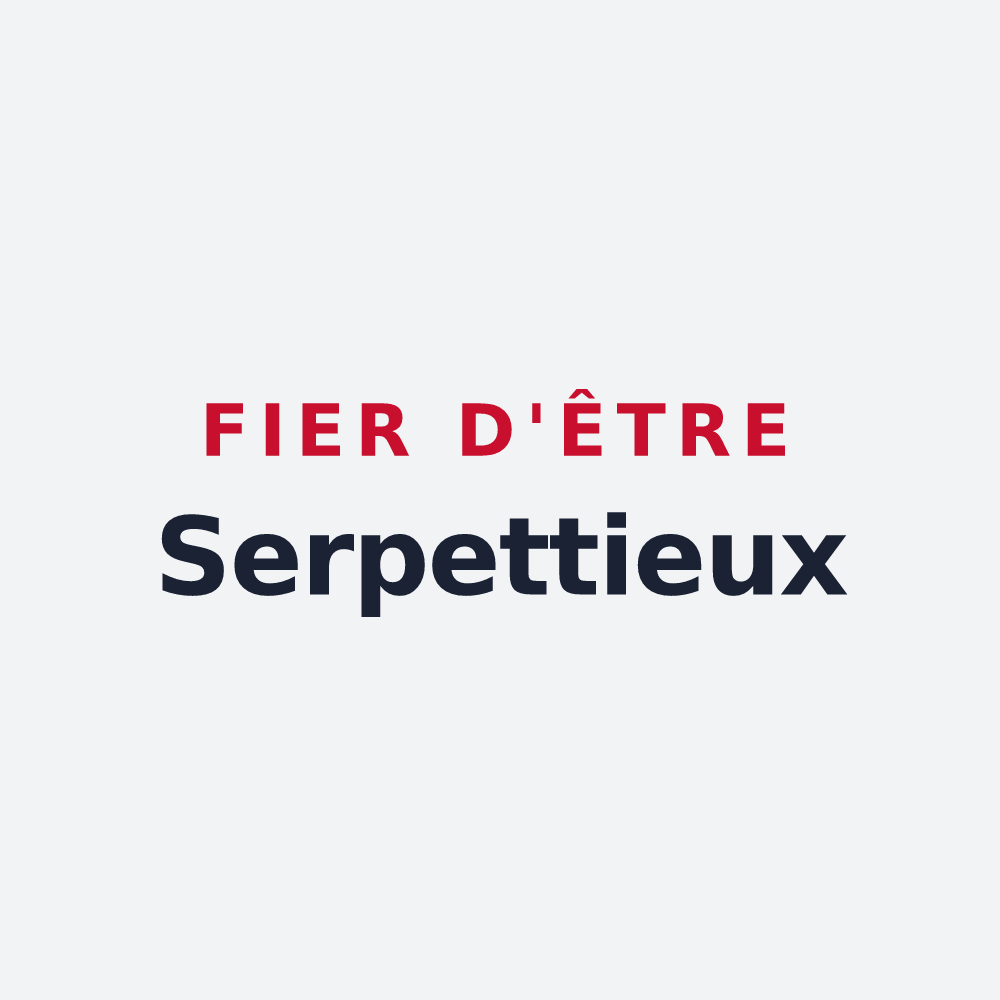 Poster « Fier d'être Serpettieux » — design pour Saint-Remimont