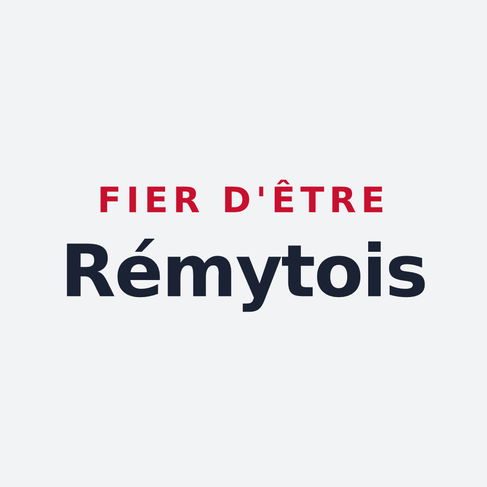 Poster « Fier d'être Rémytois » — design pour Saint-Rémy