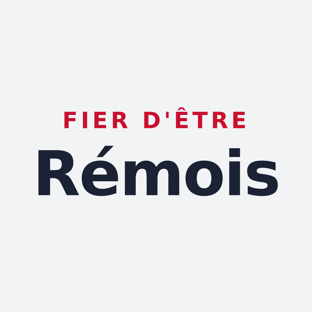 Poster « Fier d'être Rémois » — design pour Saint-Rémy-Boscrocourt