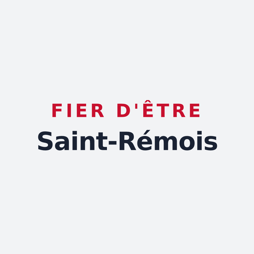 Poster « Fier d'être Saint-Rémois » — design pour Saint-Rémy-de-Provence