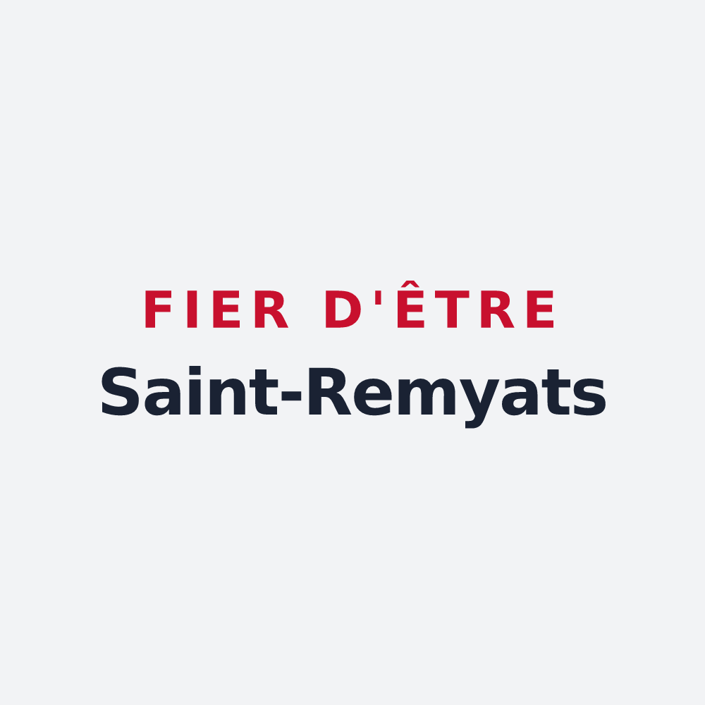 Poster « Fier d'être Saint-Remyats » — design pour Saint-Remy-sous-Broyes