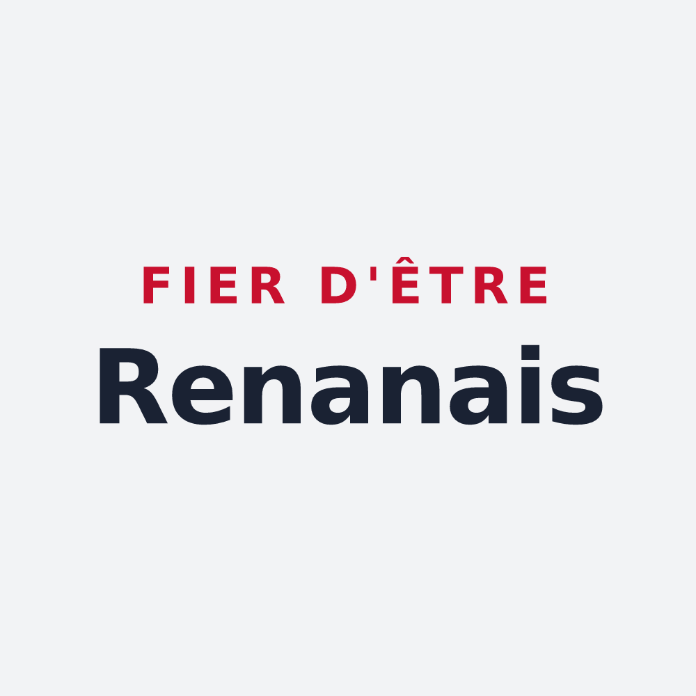 Poster « Fier d'être Renanais » — design pour Saint-Renan
