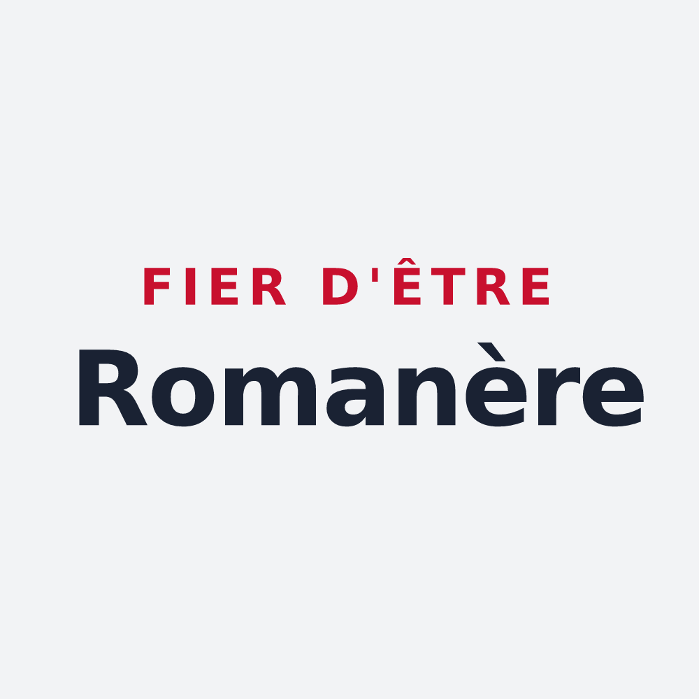 Poster « Fier d'être Romanère » — design pour Saint-Romain-en-Gal