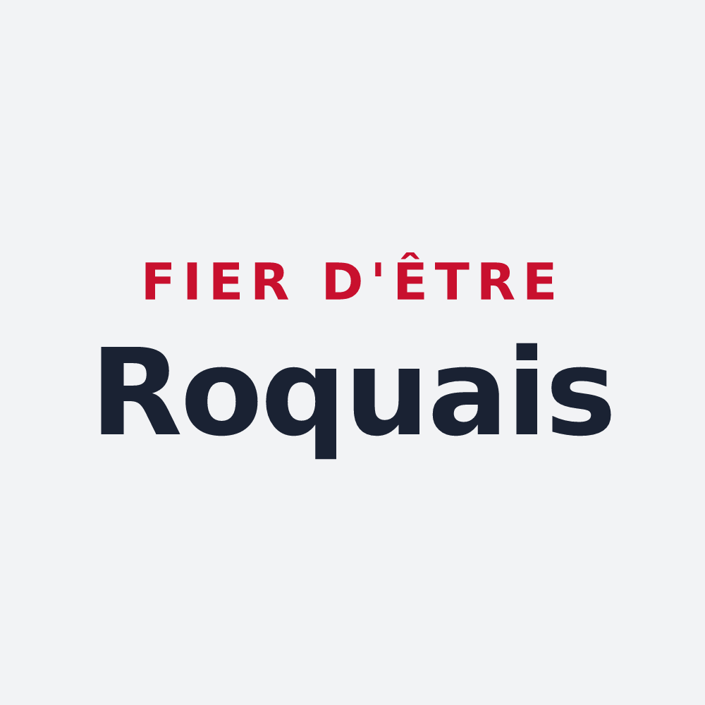 Poster « Fier d'être Roquais » — design pour Saint-Samson-de-la-Roque