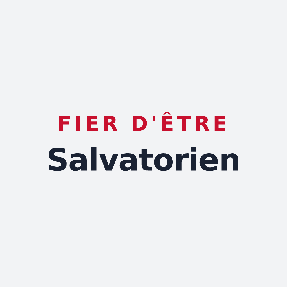 Poster « Fier d'être Salvatorien » — design pour Saint-Sauveur