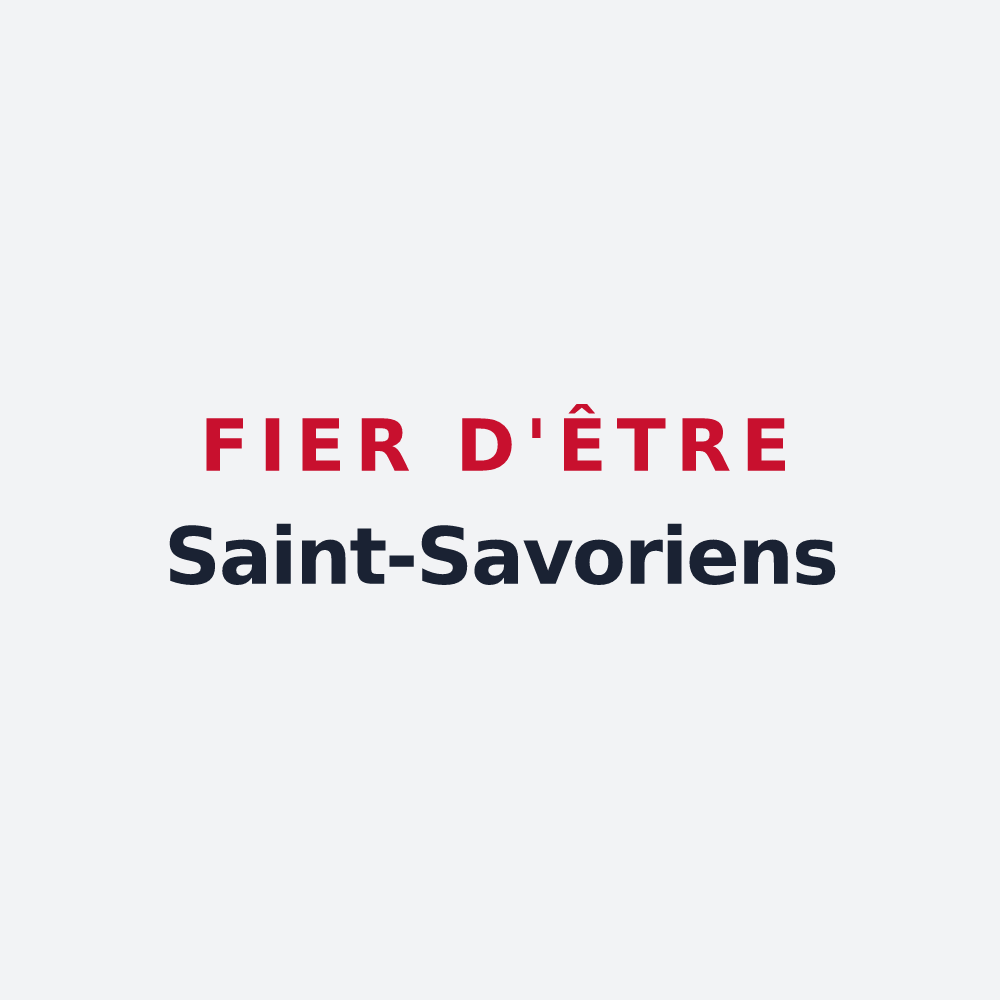 Poster « Fier d'être Saint-Savoriens » — design pour Saint-Sauveur-Gouvernet