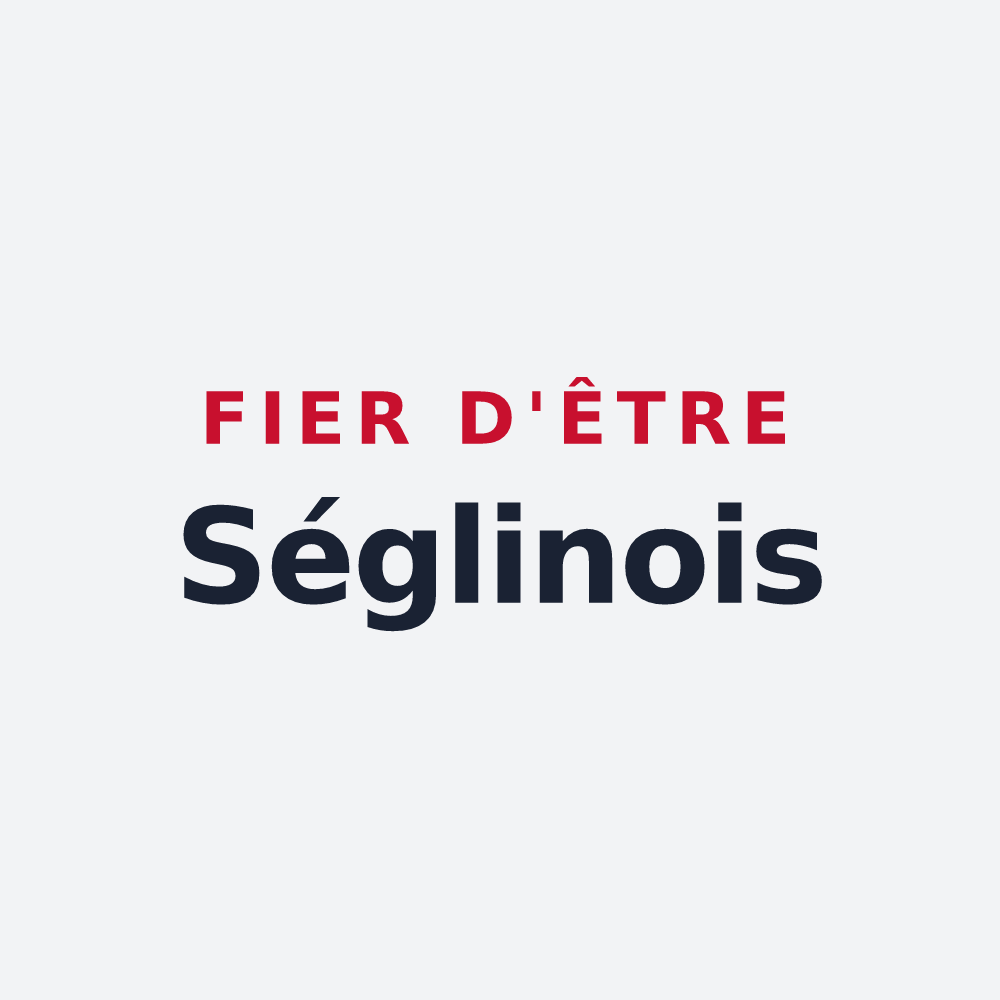 Poster « Fier d'être Séglinois » — design pour Saint-Séglin
