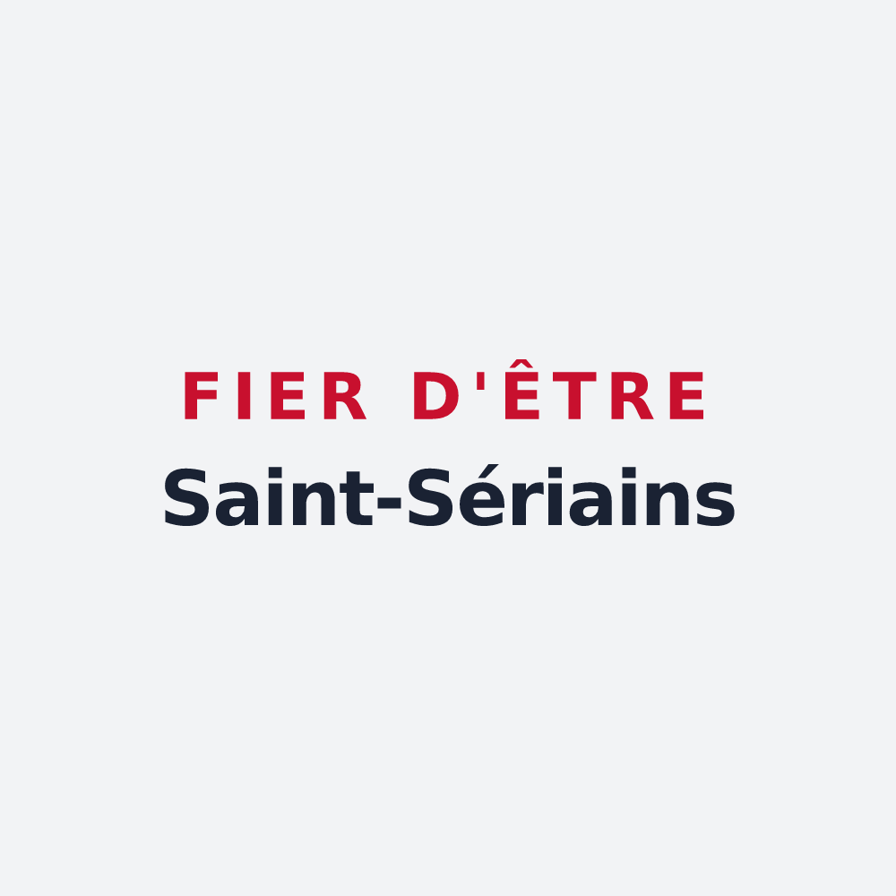 Poster « Fier d'être Saint-Sériains » — design pour Saint-Sériès