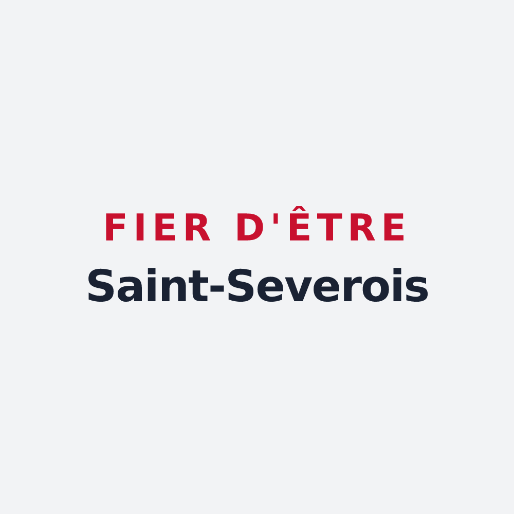 Poster « Fier d'être Saint-Severois » — design pour Saint-Sever-du-Moustier