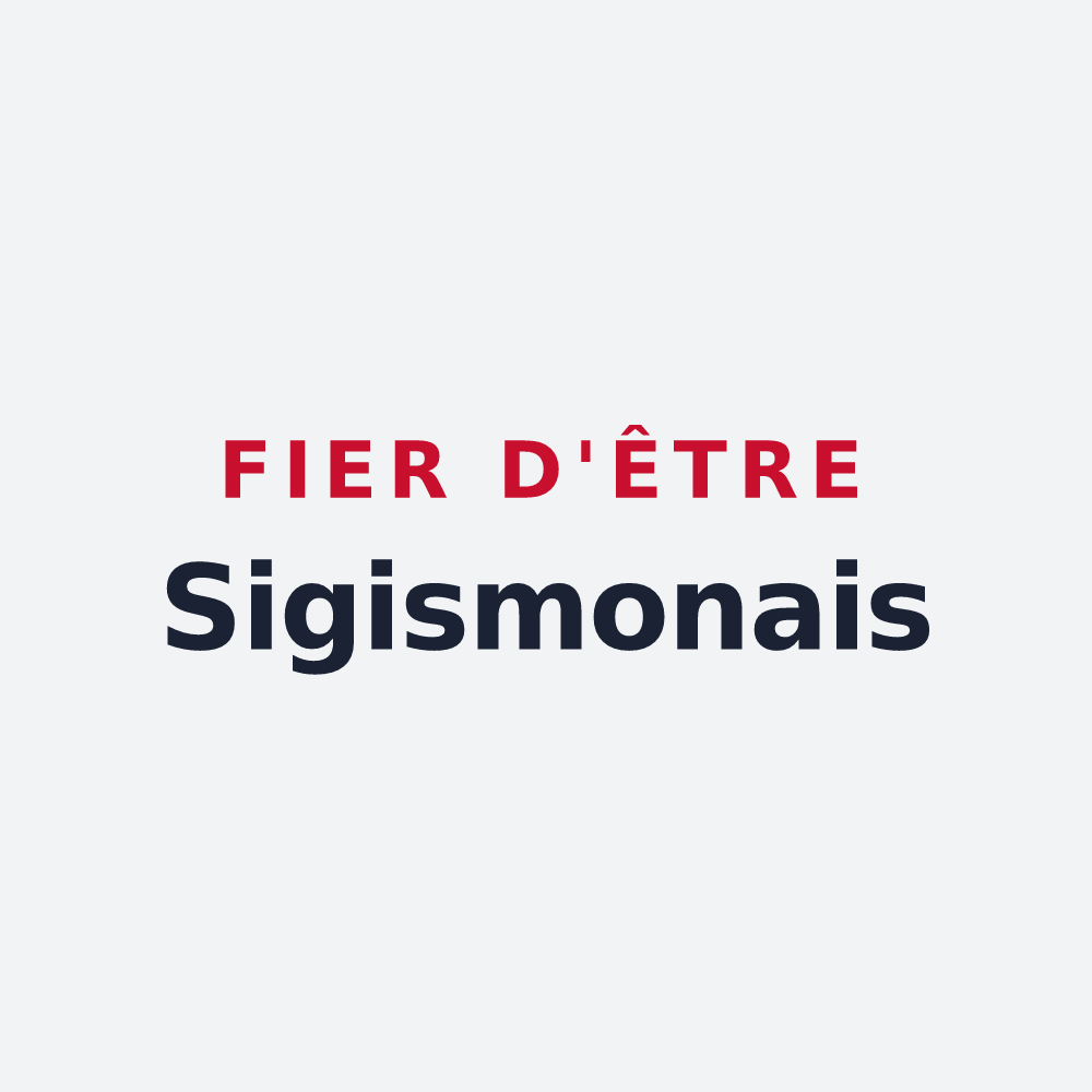 Poster « Fier d'être Sigismonais » — design pour Saint-Sigismond-de-Clermont