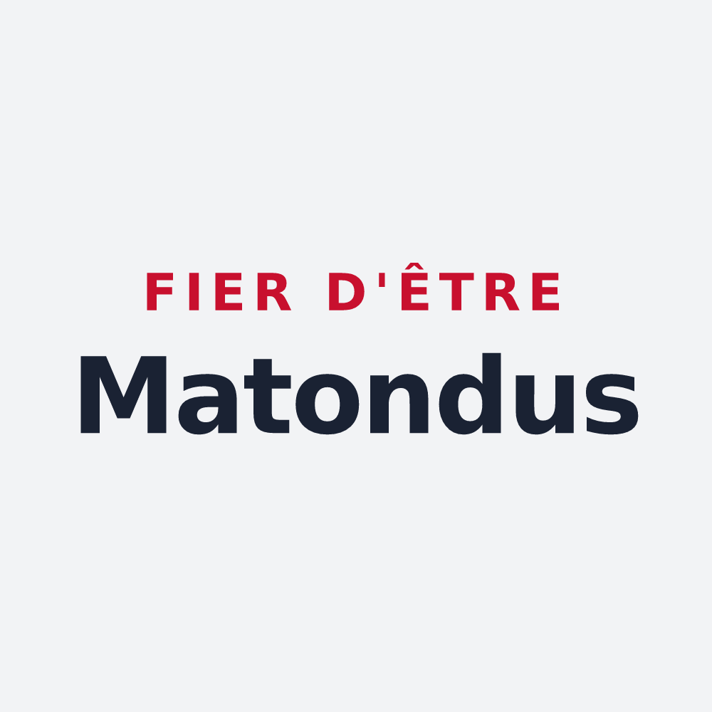 Poster « Fier d'être Matondus » — design pour Saint-Sigismond