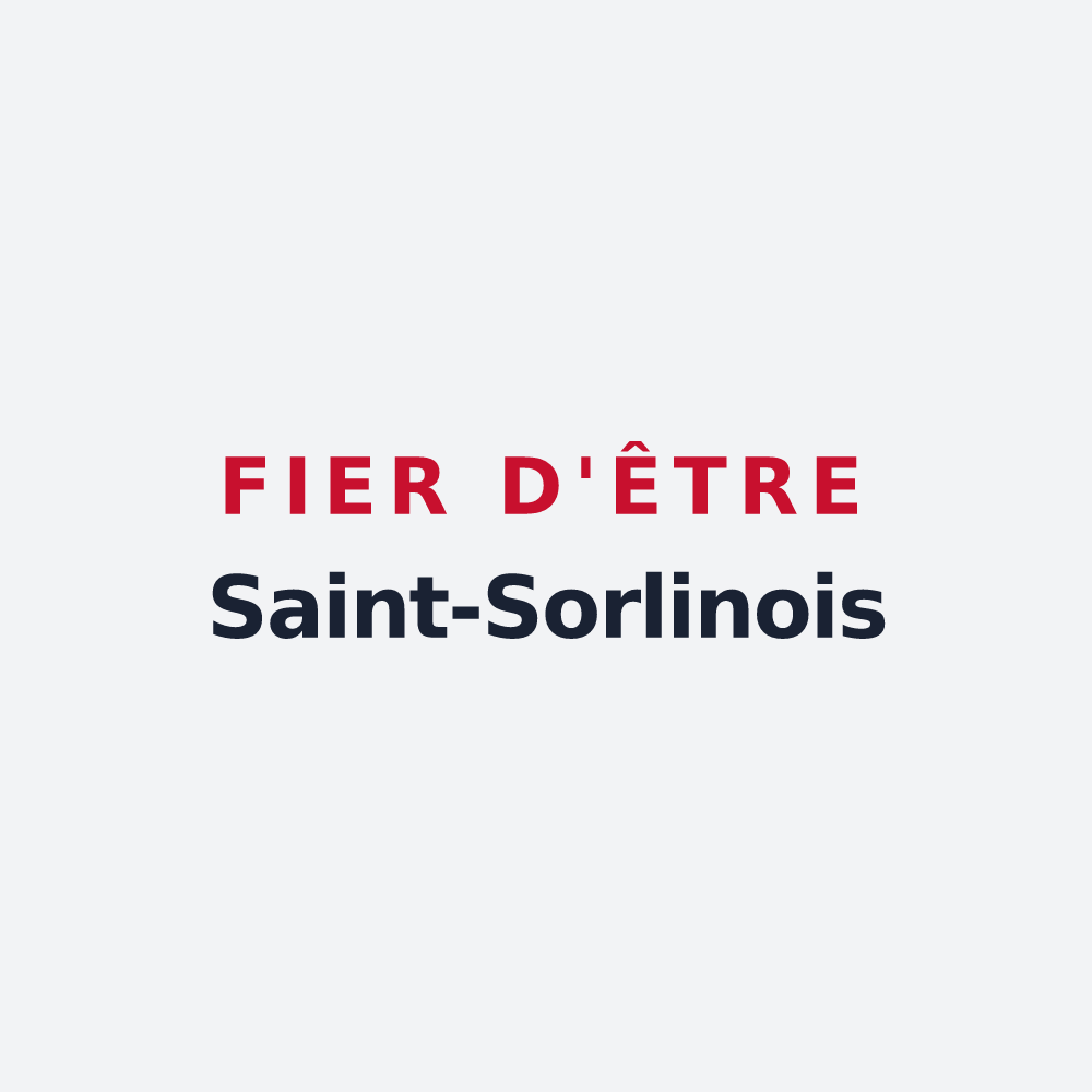 Poster « Fier d'être Saint-Sorlinois » — design pour Saint-Sorlin-de-Conac