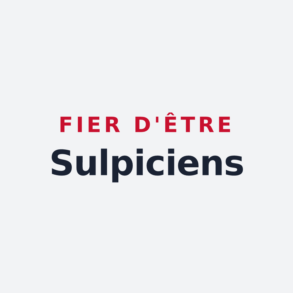 Poster « Fier d'être Sulpiciens » — design pour Saint-Souplet