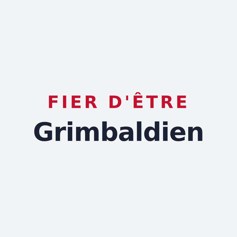 Poster « Fier d'être Grimbaldien » — design pour Saint-Sulpice-de-Grimbouville