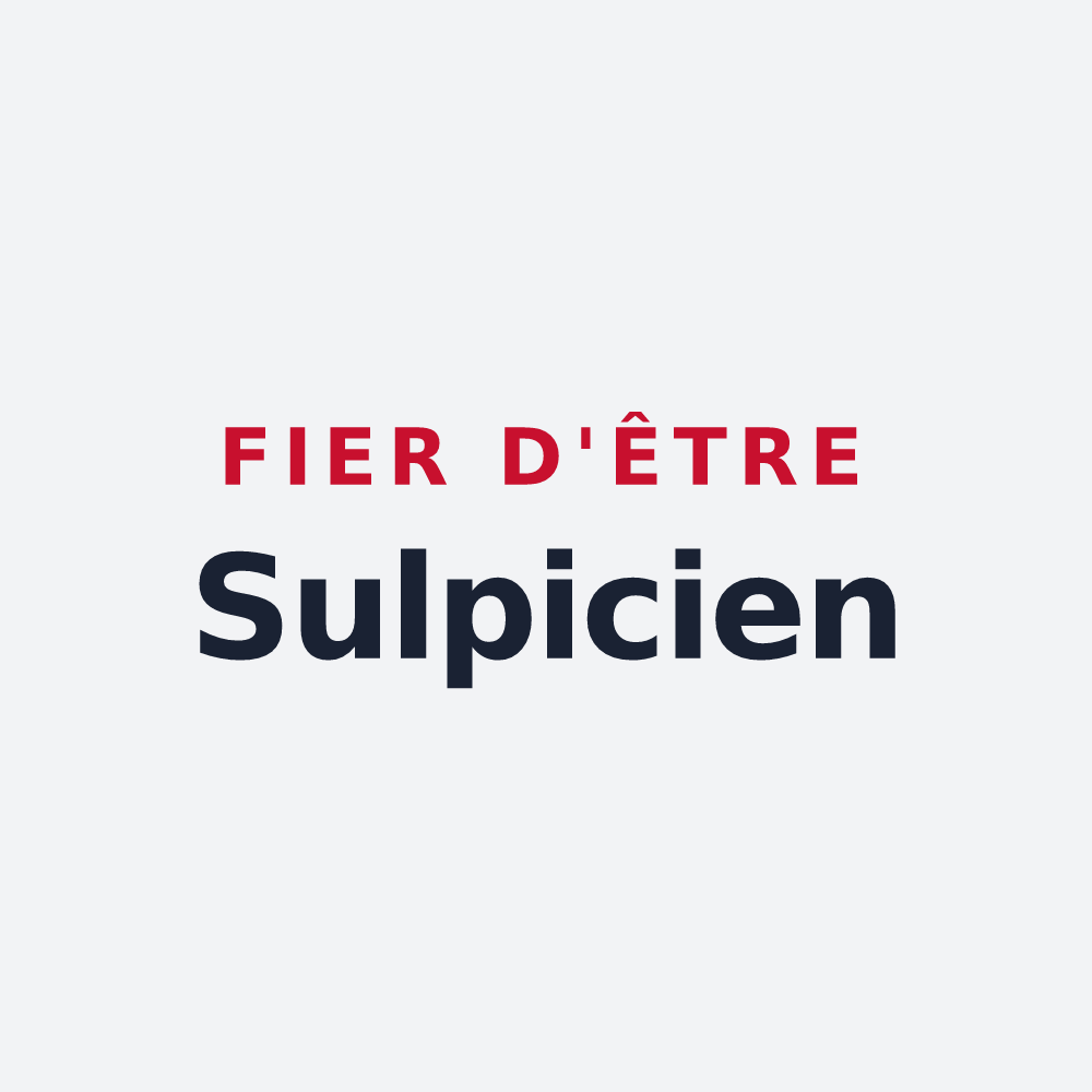 Poster « Fier d'être Sulpicien » — design pour Saint-Sulpice-des-Landes