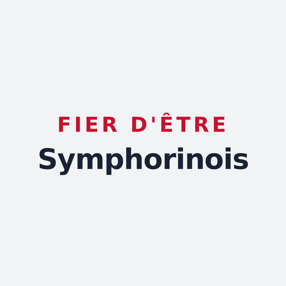 Poster « Fier d'être Symphorinois » — design pour Saint-Symphorien-d'Ozon