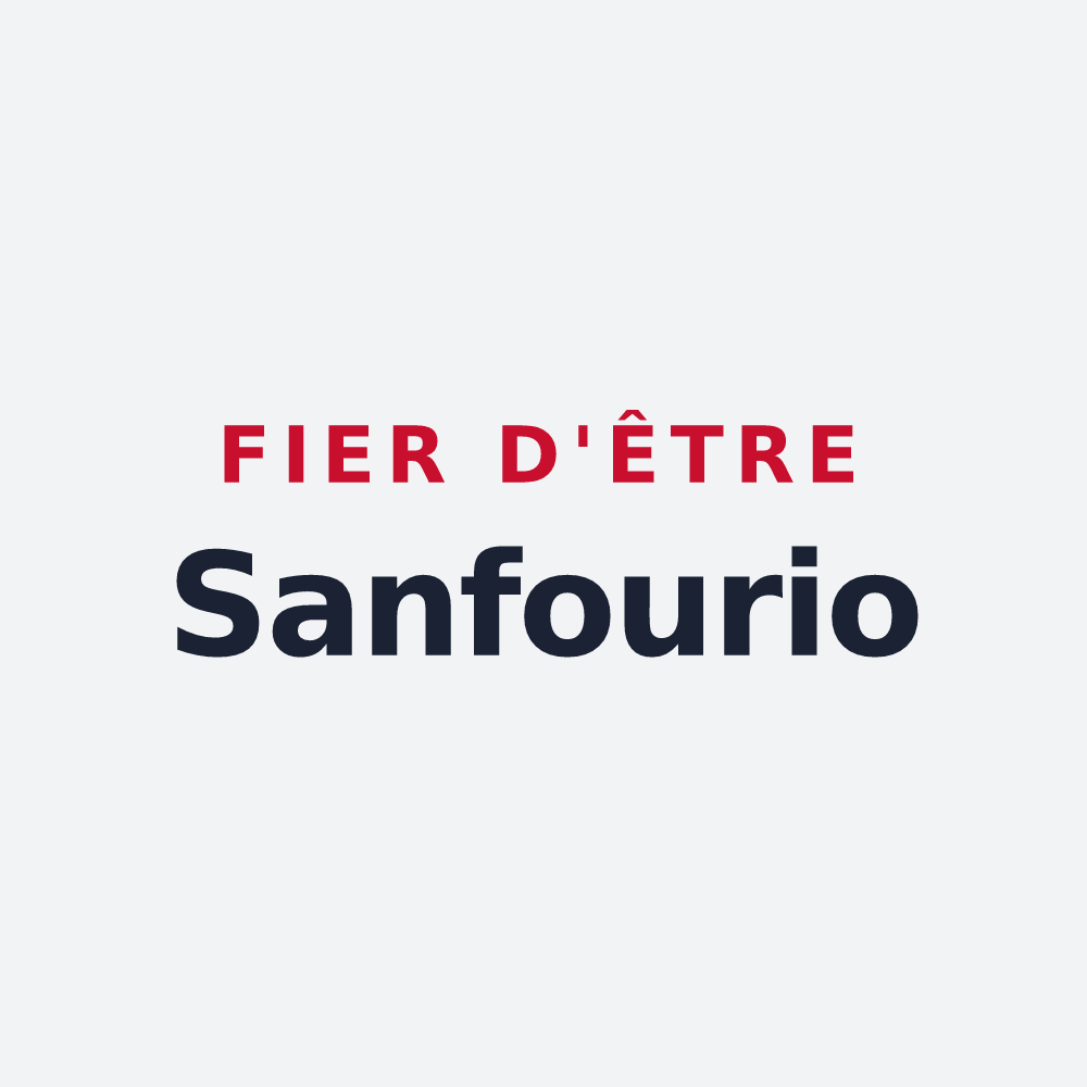 Poster « Fier d'être Sanfourio » — design pour Saint-Symphorien-de-Mahun