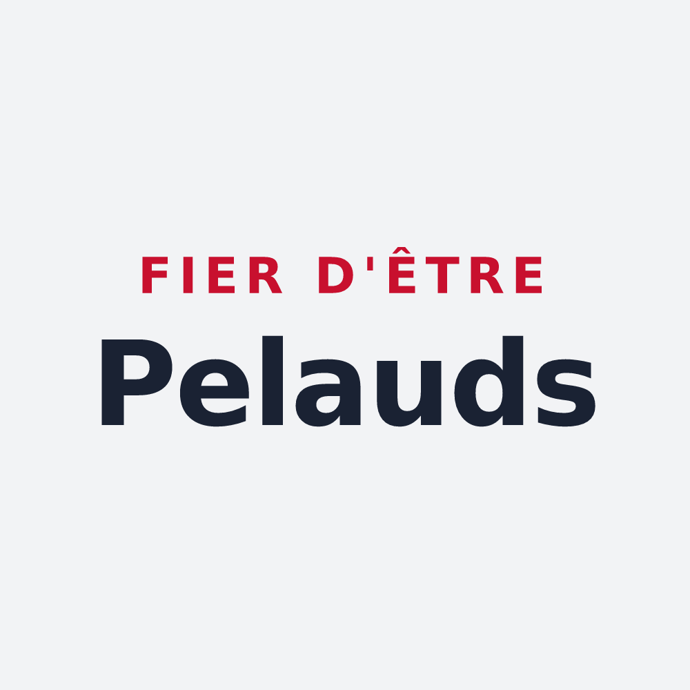 Poster « Fier d'être Pelauds » — design pour Saint-Symphorien-sur-Coise
