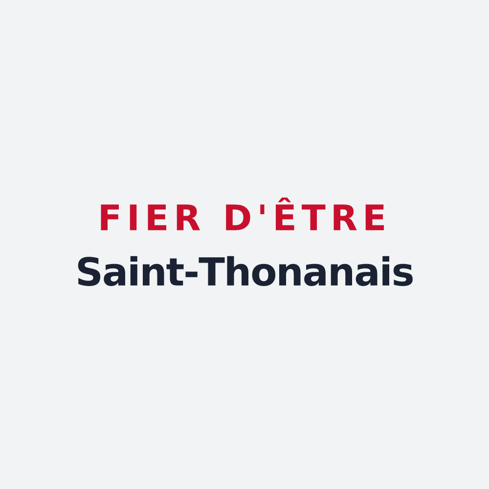Poster « Fier d'être Saint-Thonanais » — design pour Saint-Thonan
