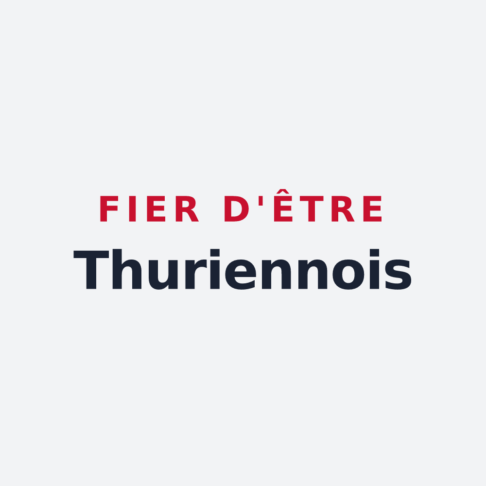 Poster « Fier d'être Thuriennois » — design pour Saint-Thurien
