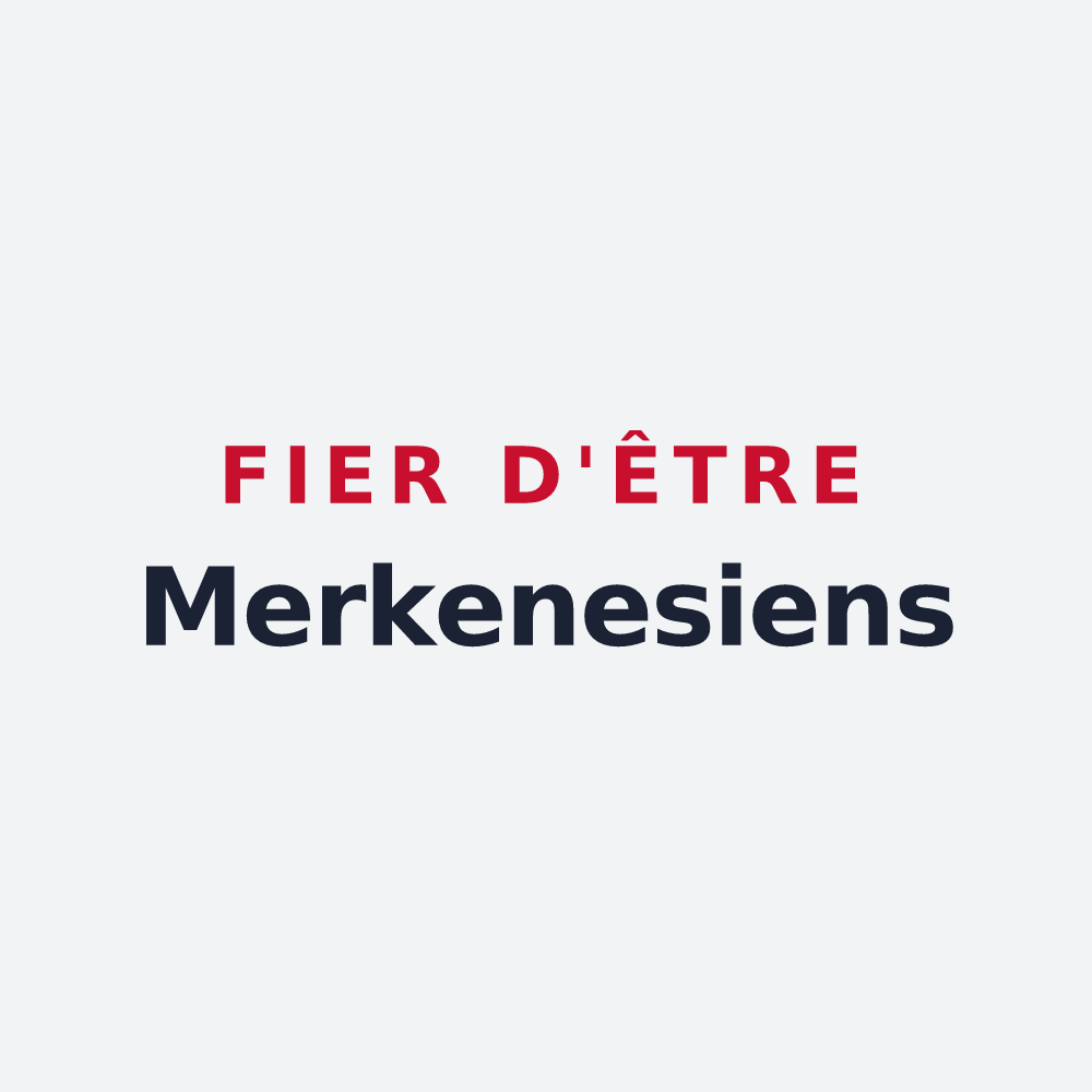 Poster « Fier d'être Merkenesiens » — design pour Saint-Tricat
