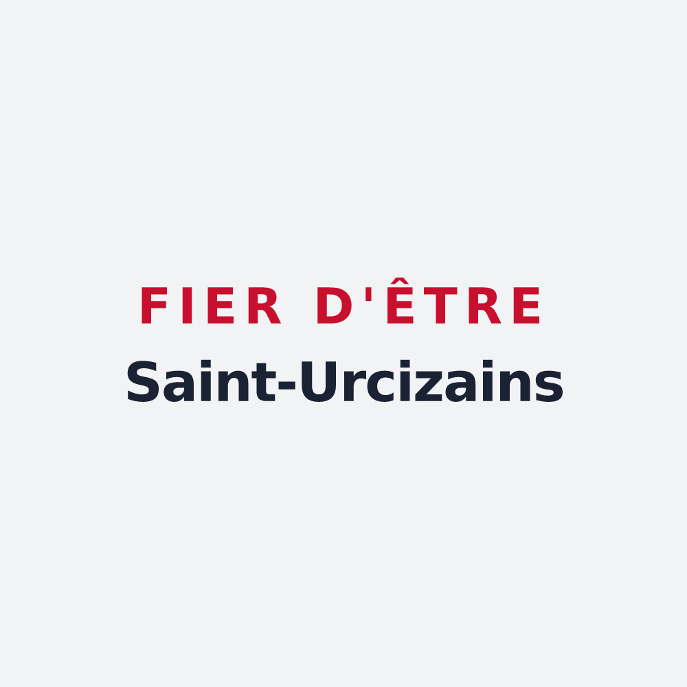 Poster « Fier d'être Saint-Urcizains » — design pour Saint-Urcize
