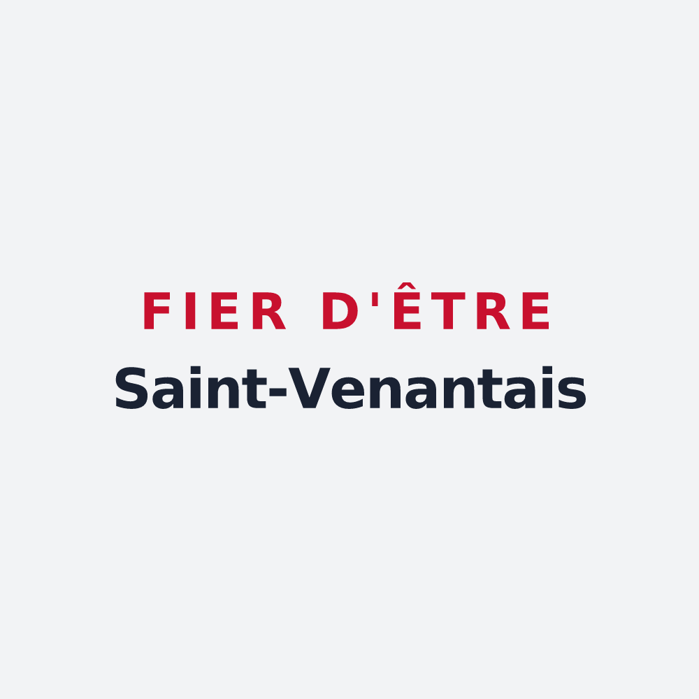 Poster « Fier d'être Saint-Venantais » — design pour Saint-Venant