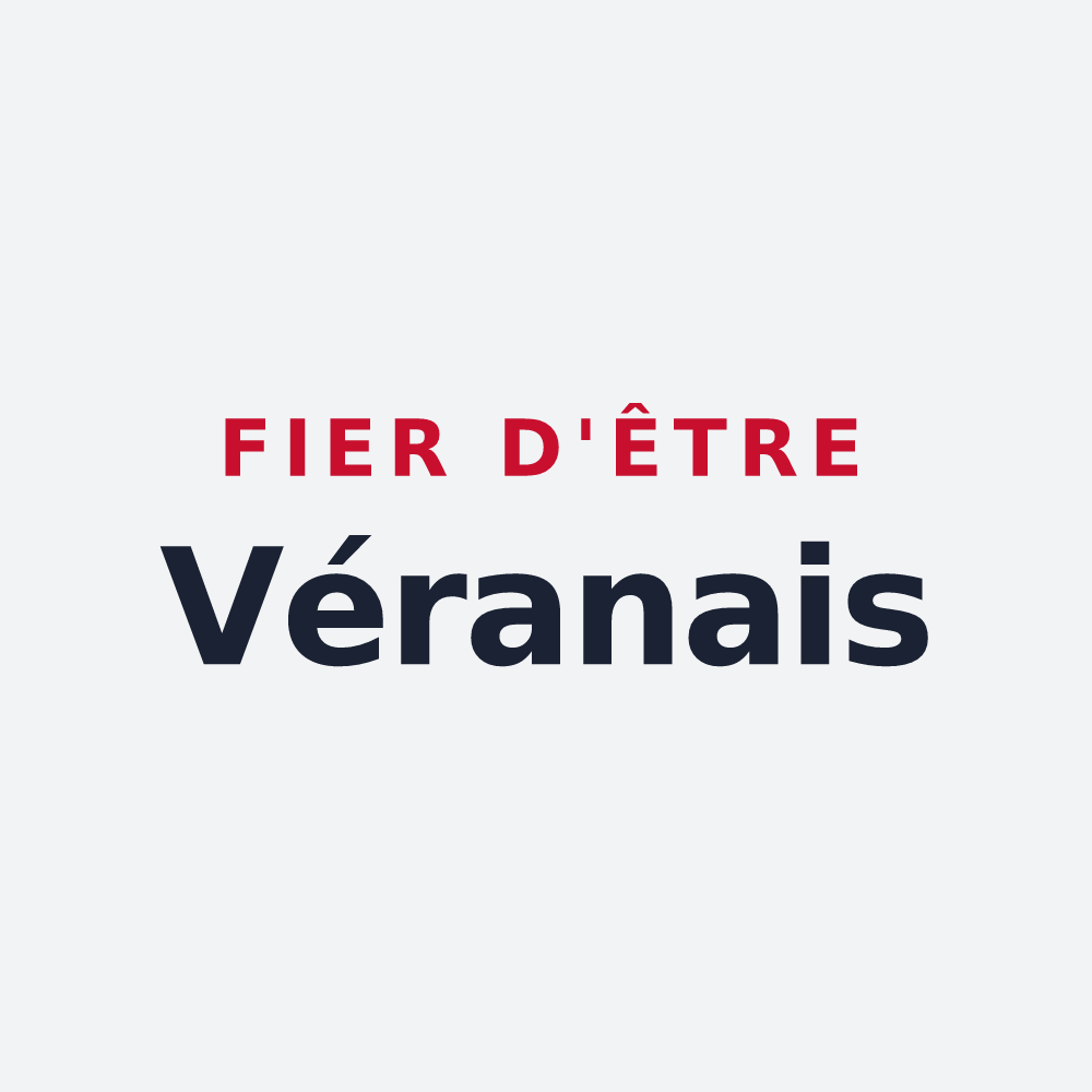 Poster « Fier d'être Véranais » — design pour Saint-Vérand