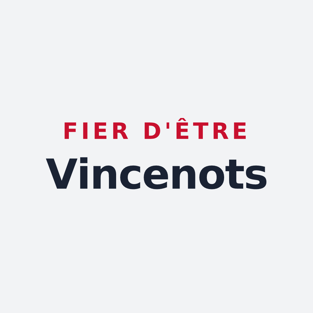 Poster « Fier d'être Vincenots » — design pour Saint-Vincent-de-Barbeyrargues