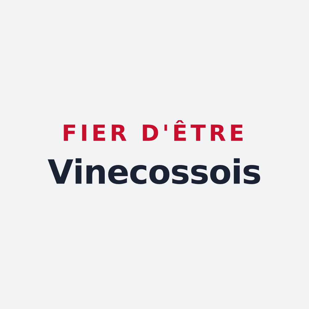 Poster « Fier d'être Vinecossois » — design pour Saint-Vincent-de-Cosse