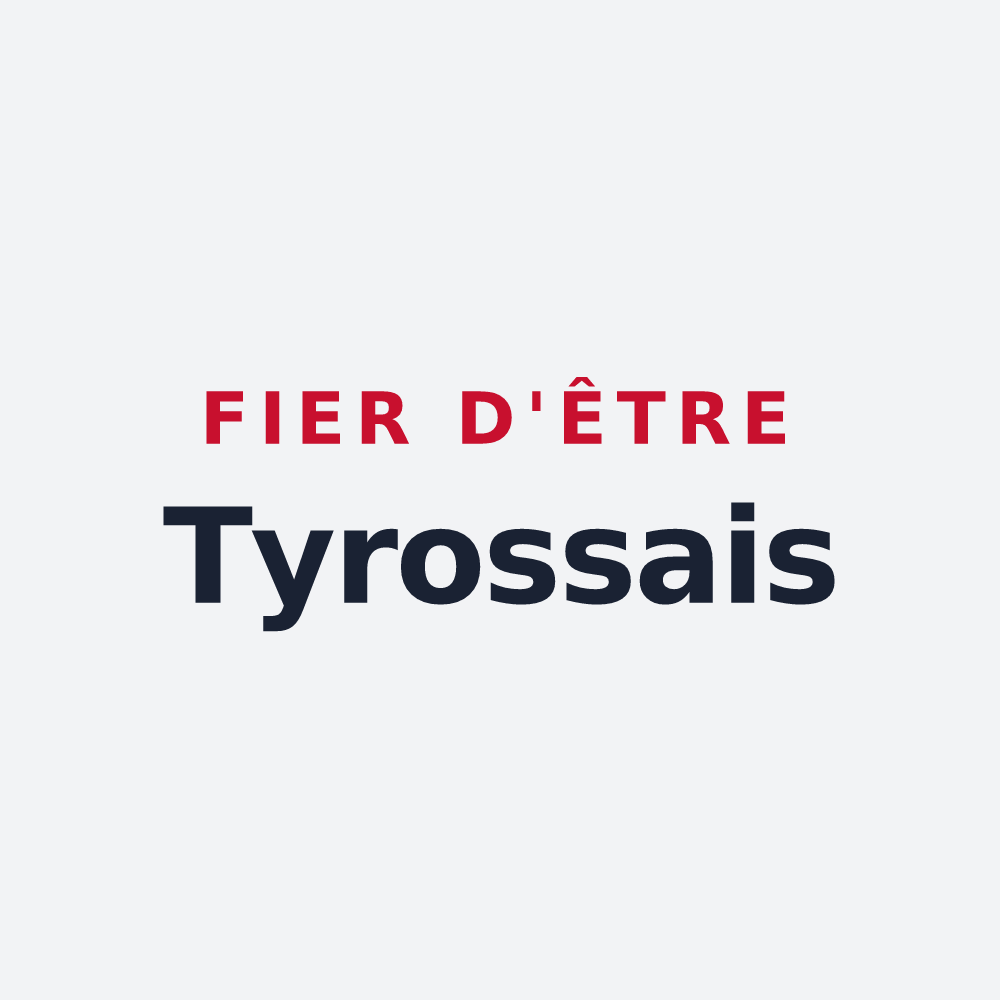 Poster « Fier d'être Tyrossais » — design pour Saint-Vincent-de-Tyrosse