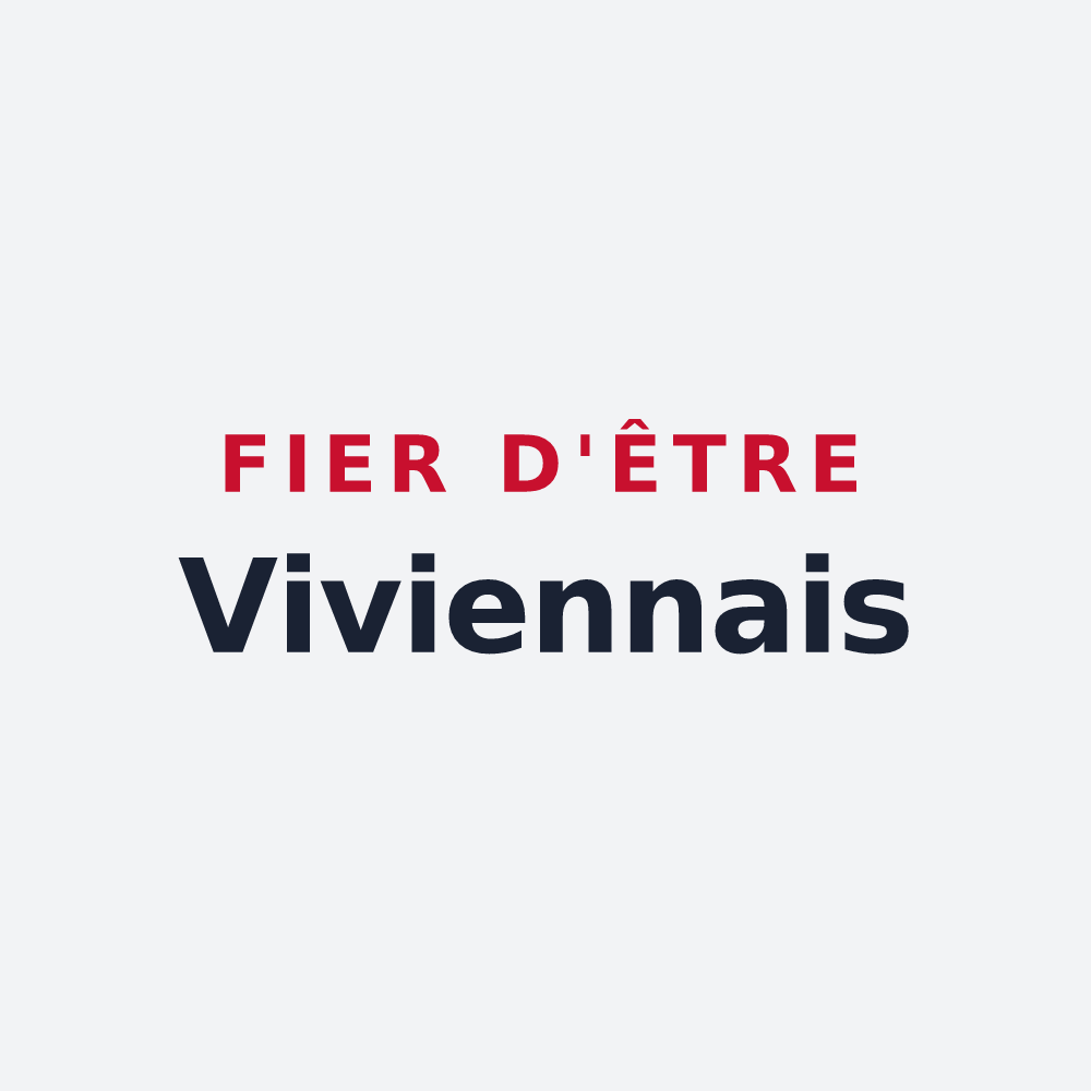Poster « Fier d'être Viviennais » — design pour Saint-Vivien-de-Médoc