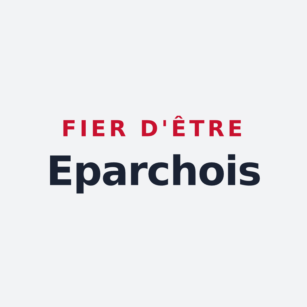 Poster « Fier d'être Eparchois » — design pour Saint-Ybars