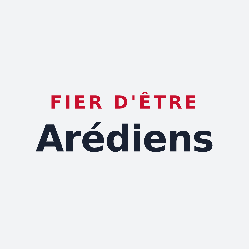 Poster « Fier d'être Arédiens » — design pour Saint-Yrieix-le-Déjalat